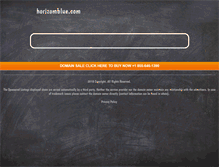 Tablet Screenshot of horizomblue.com